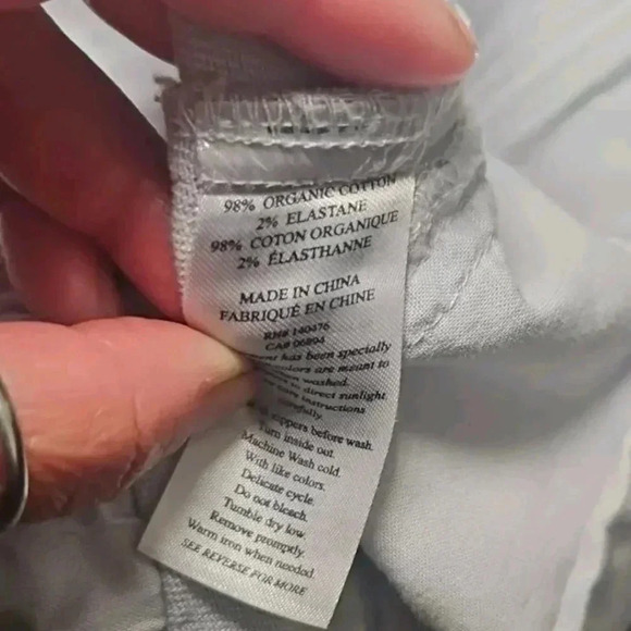 Faherty Womens Light Wash Denim Blythe Short Sleeve Jumpsuit XS - Picture 10 of 16